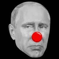 Putin Clown Funny Cooling Performance Long Sleeve Crew