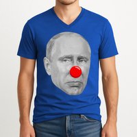 Putin Clown Funny V-Neck T-Shirt