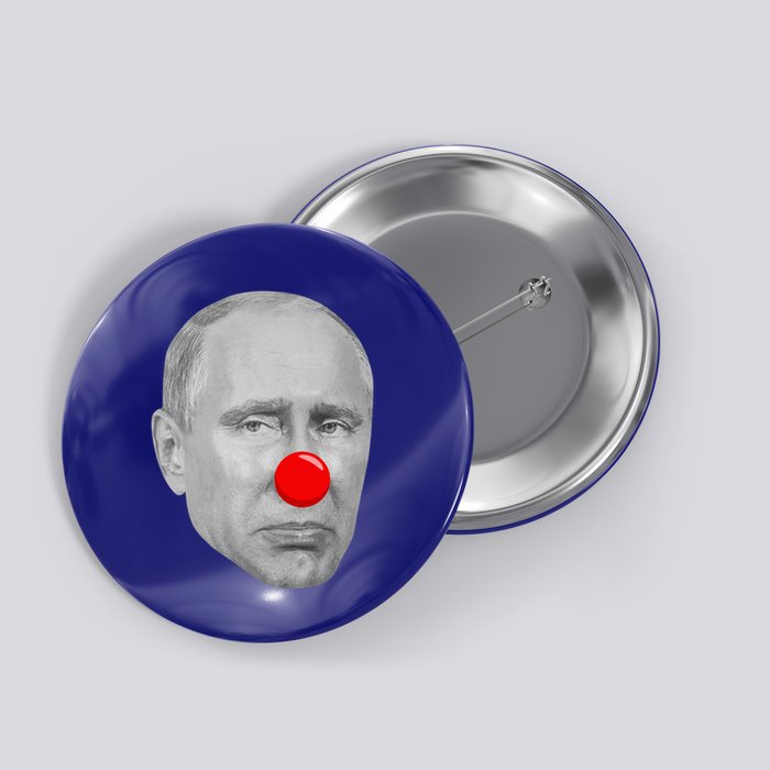 Putin Clown Funny Button