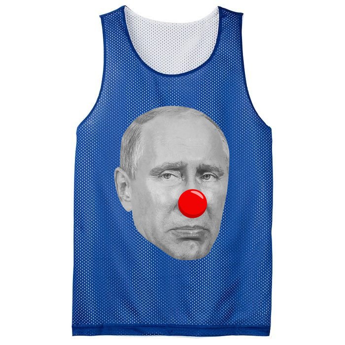 Putin Clown Funny Mesh Reversible Basketball Jersey Tank