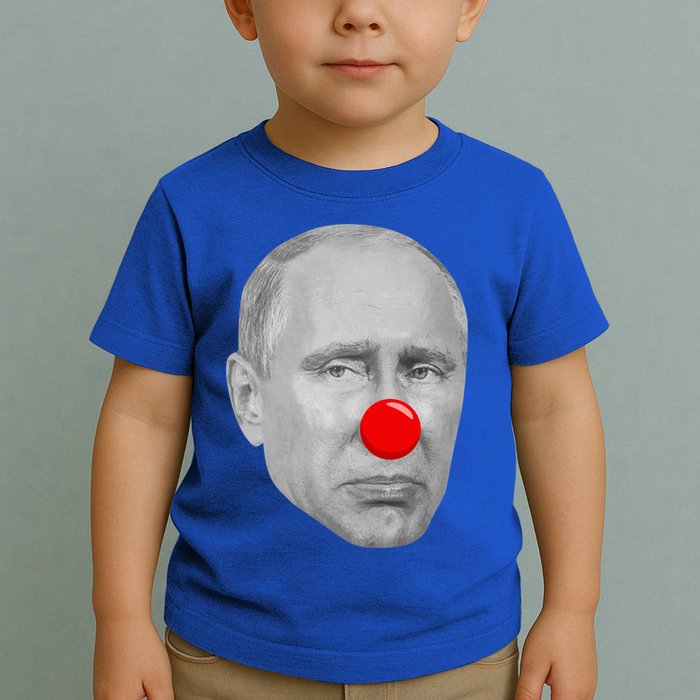 Putin Clown Funny Toddler T-Shirt