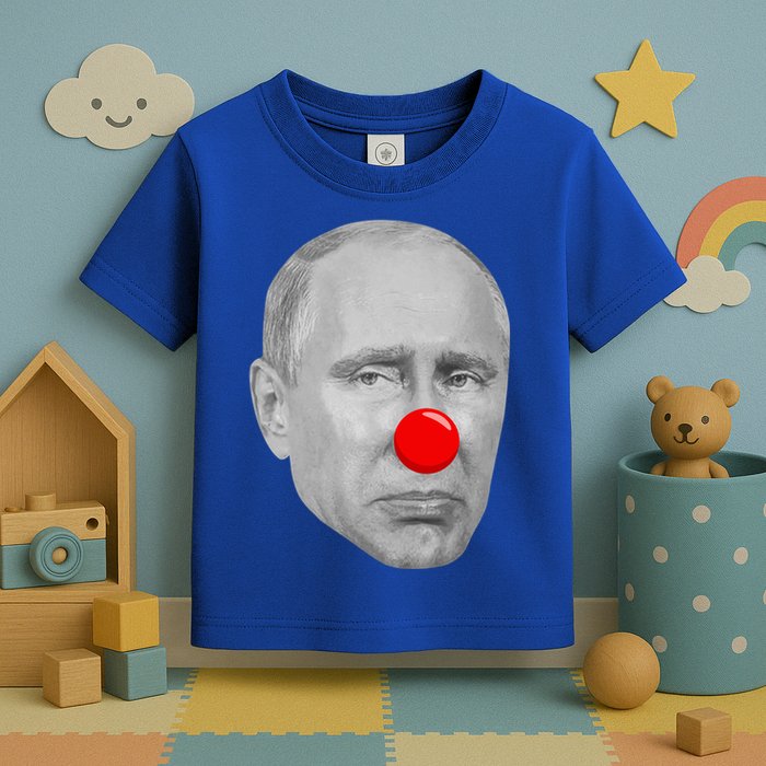 Putin Clown Funny Toddler T-Shirt