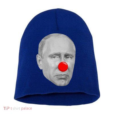 Putin Clown Funny Short Acrylic Beanie