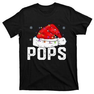 Pops Claus Funny Xmas Family Matching Grandpa Christmas T-Shirt