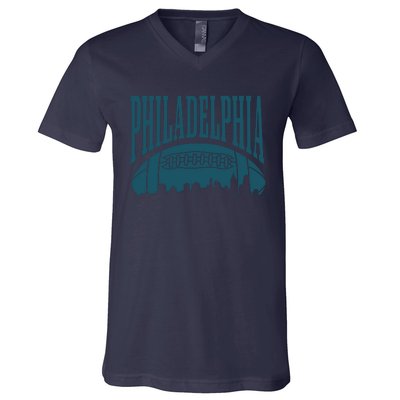 Philadelphia City Football its a philly thing V-Neck T-Shirt