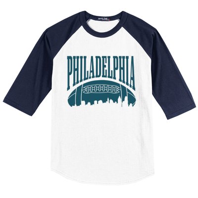 Philadelphia City Football its a philly thing Baseball Sleeve Shirt