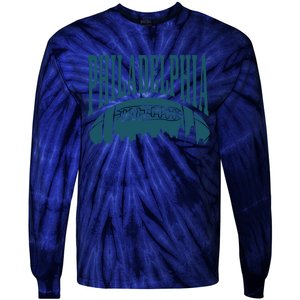 Philadelphia City Football its a philly thing Tie-Dye Long Sleeve Shirt