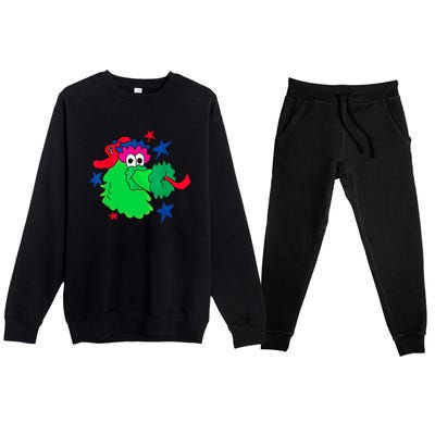 Phanatic Congrats Funny Premium Crewneck Sweatsuit Set