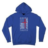 Patriotic Christian Flag "Blessed One Nation Under God" Funny Gift Tall Hoodie