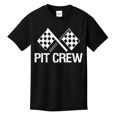 Pit Crew for Racing Car Parties Kids T-Shirt