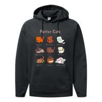 Potter Cats Funny Gifts For Cat Lovers Performance Fleece Hoodie