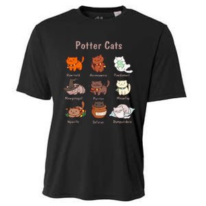 Potter Cats Funny Gifts For Cat Lovers Cooling Performance Crew T-Shirt