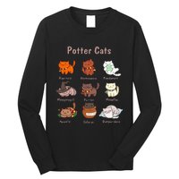 Potter Cats Funny Gifts For Cat Lovers Long Sleeve Shirt