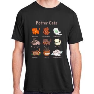 Potter Cats Funny Gifts For Cat Lovers Adult ChromaSoft Performance T-Shirt