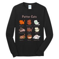 Potter Cats Funny Gifts For Cat Lovers Tall Long Sleeve T-Shirt