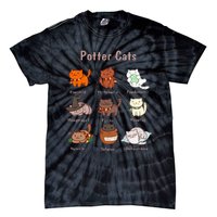 Potter Cats Funny Gifts For Cat Lovers Tie-Dye T-Shirt