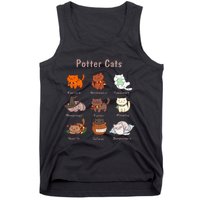 Potter Cats Funny Gifts For Cat Lovers Tank Top