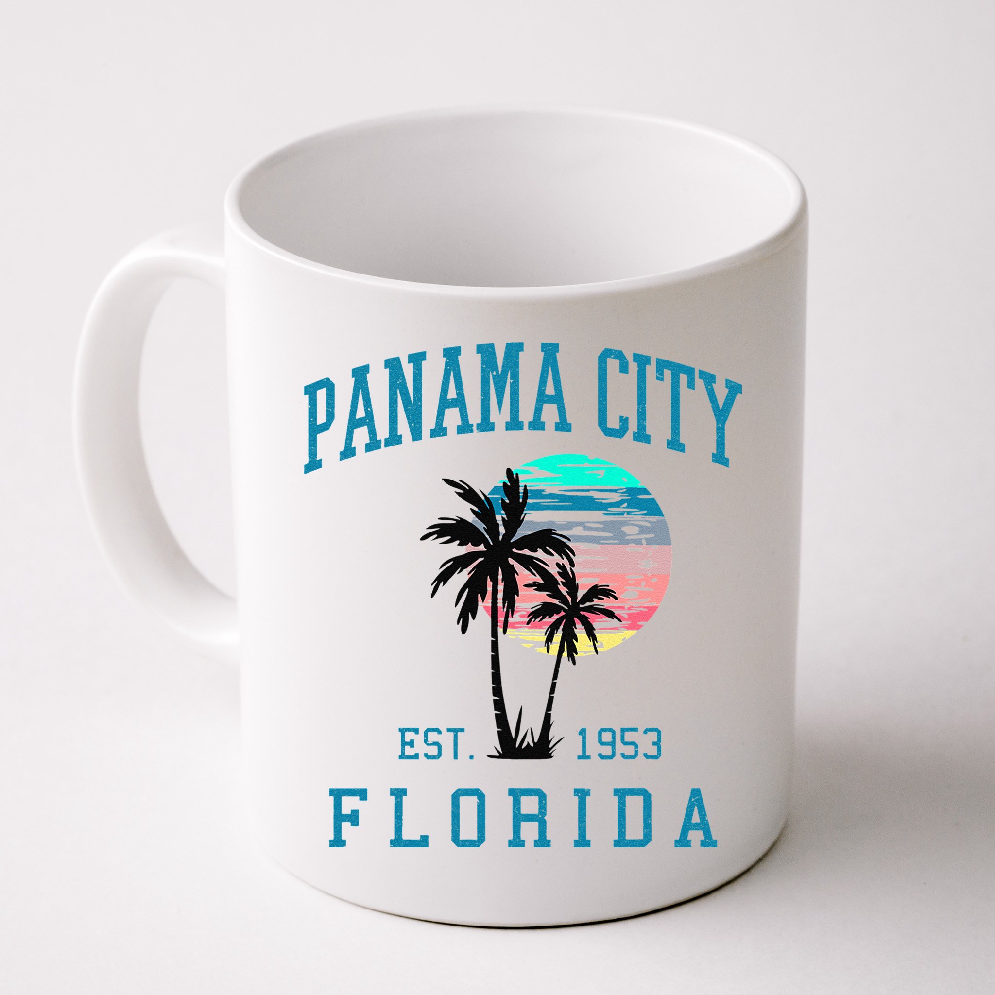Panama City Florida Spring Vacations Beach Palm Trees Summer Mug