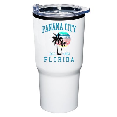 Panama City Florida Spring Vacations Beach Palm Trees Summer Tumbler