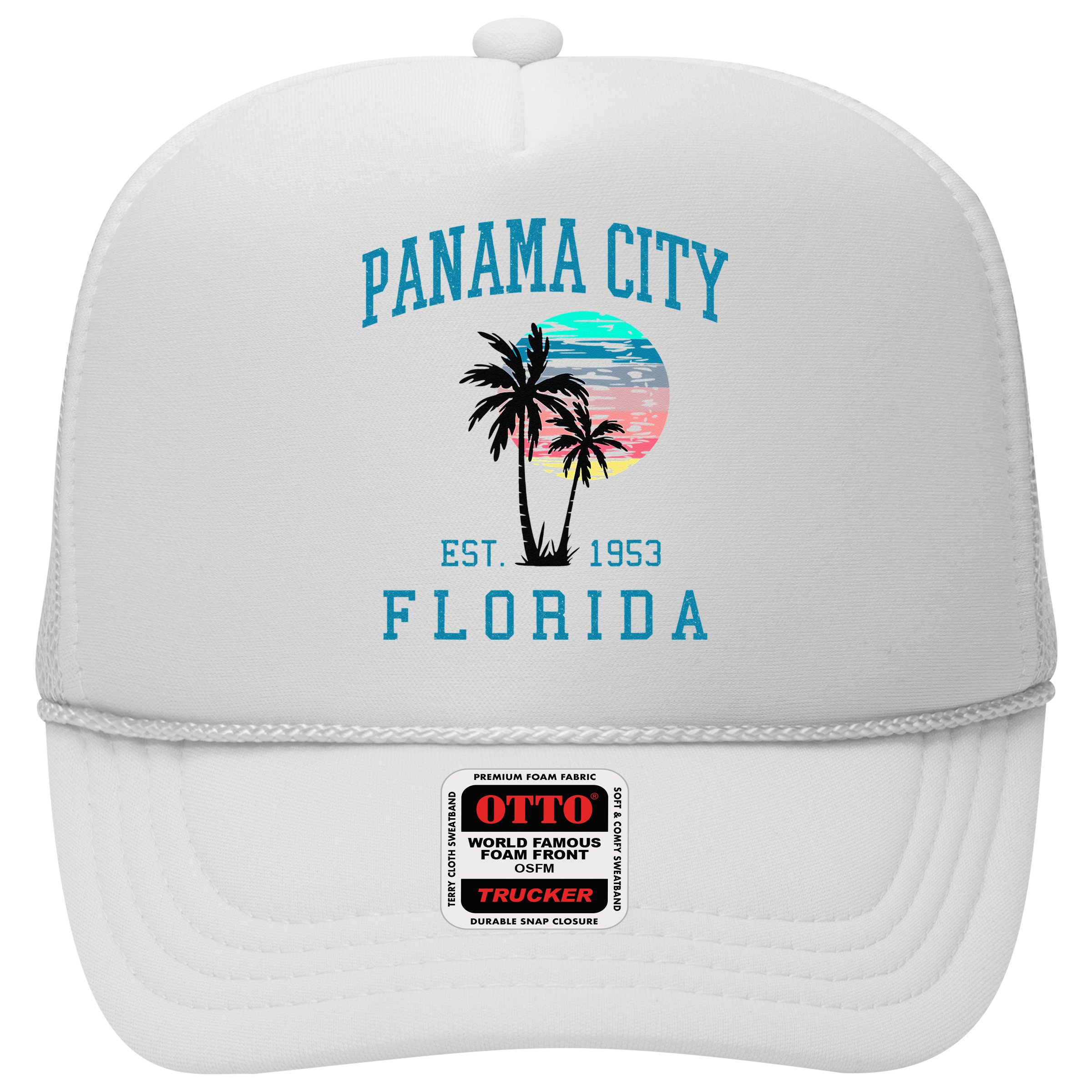 Panama City Florida Spring Vacations Beach Palm Trees Summer Hat