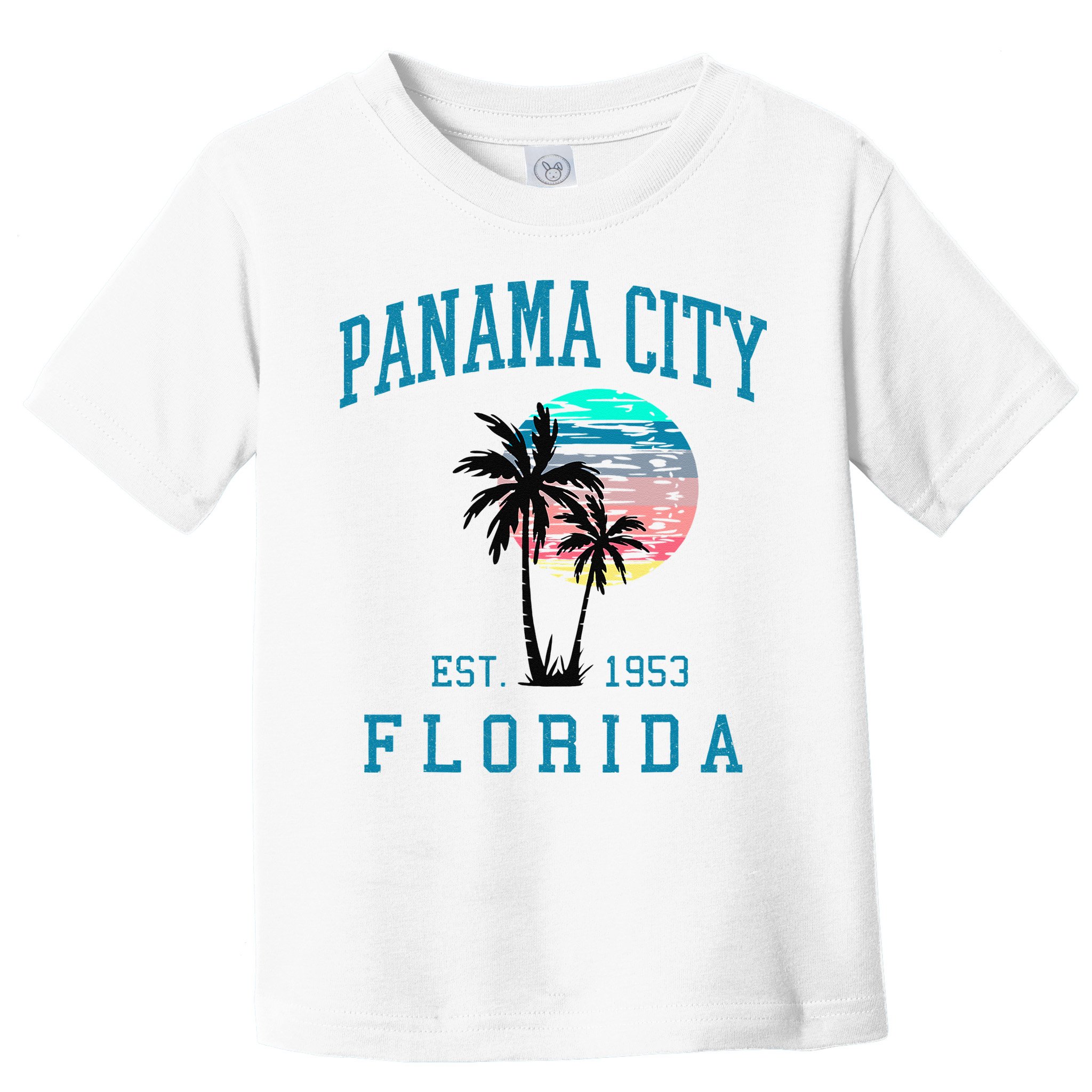 Panama City Florida Spring Vacations Beach Palm Trees Summer Toddler T-Shirt