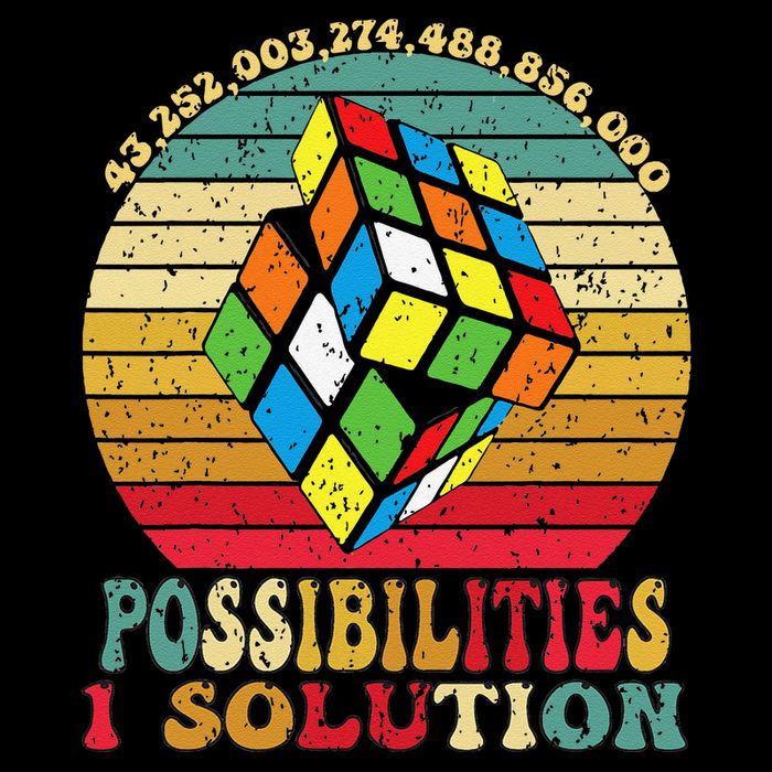Puzzle Cube Funny One Solution Speed Cub Puzzle Speedcubing Impact Tech Backpack