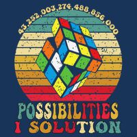 Puzzle Cube Funny One Solution Speed Cub Puzzle Speedcubing Baby Bodysuit