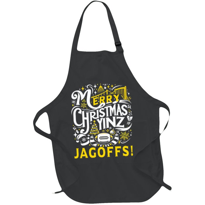 Pittsburgh Christmas Funny Yinz Jagoff Ugly Apron
