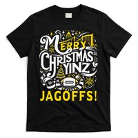 Pittsburgh Christmas Funny Yinz Jagoff Ugly T-Shirt