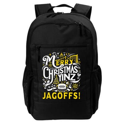 Pittsburgh Christmas Funny Yinz Jagoff Ugly Backpack