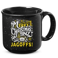 Pittsburgh Christmas Funny Yinz Jagoff Ugly 15oz Campfire Ceramic Mug