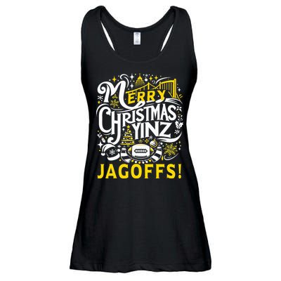 Pittsburgh Christmas Funny Yinz Jagoff Ugly Ladies Essential Flowy Tank