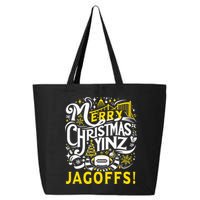 Pittsburgh Christmas Funny Yinz Jagoff Ugly 25L Jumbo Tote