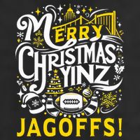 Pittsburgh Christmas Funny Yinz Jagoff Ugly 25L Jumbo Tote