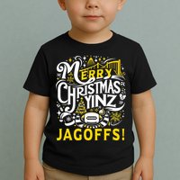 Pittsburgh Christmas Funny Yinz Jagoff Ugly Toddler T-Shirt