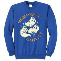 Purranormal Cativity Funny Halloween Costume Ghost Cats Gift Great Gift Tall Sweatshirt