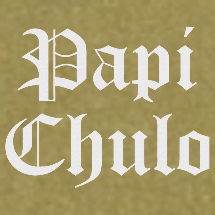 Papi Chulo Funny Mexican Spanish Handsome El Jefe Pimp Daddy Garment-Dyed Women's Muscle Tee