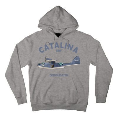 Pby Catalina Flying Boat Seaplane Airplane American Ww2 Tall Hoodie