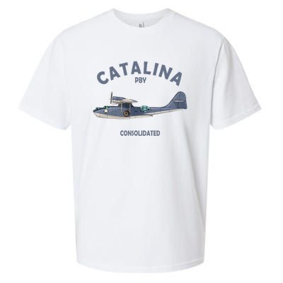 Pby Catalina Flying Boat Seaplane Airplane American Ww2 Sueded Cloud Jersey T-Shirt