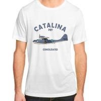 Pby Catalina Flying Boat Seaplane Airplane American Ww2 Adult ChromaSoft Performance T-Shirt