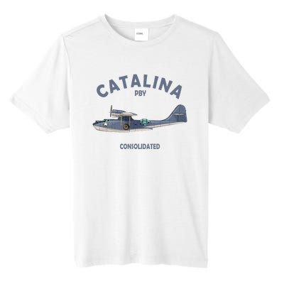 Pby Catalina Flying Boat Seaplane Airplane American Ww2 Tall Fusion ChromaSoft Performance T-Shirt