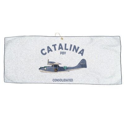 Pby Catalina Flying Boat Seaplane Airplane American Ww2 Large Microfiber Waffle Golf Towel