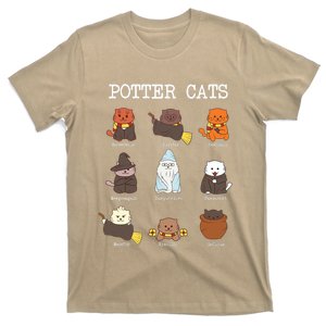 Potter Cats Funny Gifts For Cat Lovers T-Shirt