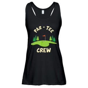 Par Crew Funny Golf Birthday Party Birdie Golfer Ladies Essential Flowy Tank