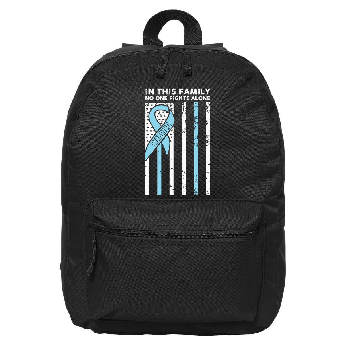 Prostate Cancer Fight Cancer Ribbon 16 in Basic Backpack