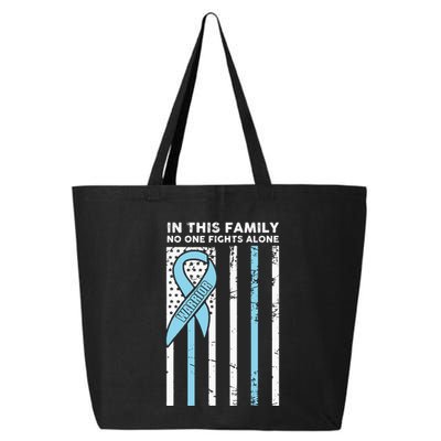 Prostate Cancer Fight Cancer Ribbon 25L Jumbo Tote