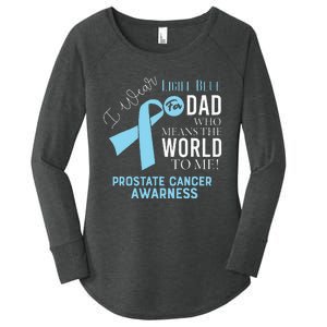 Prostate Cancer Fight Cancer Ribbon Women's Perfect Tri Tunic Long Sleeve Shirt