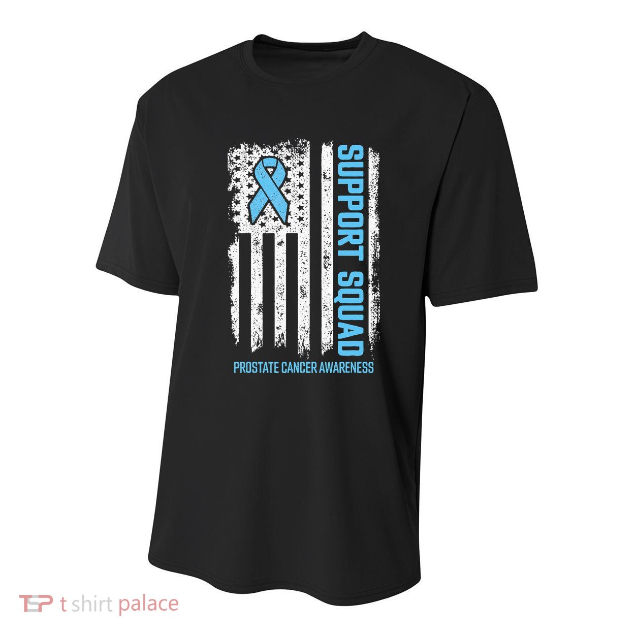 Prostate Cancer Flag Support Squad Prostate Cancer Awareness Youth Performance Sprint T-Shirt