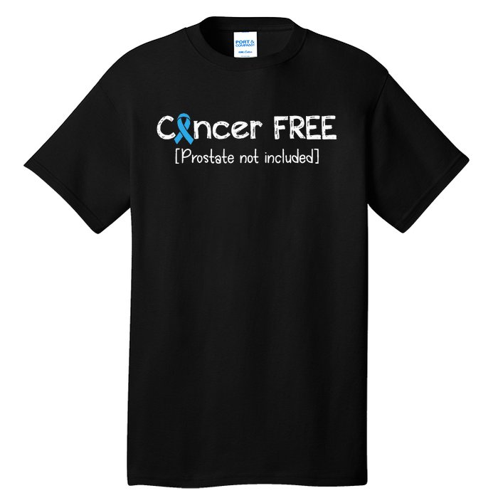 Prostate Cancer Free Prostate Cancer Awareness Ribbon Tall T-Shirt