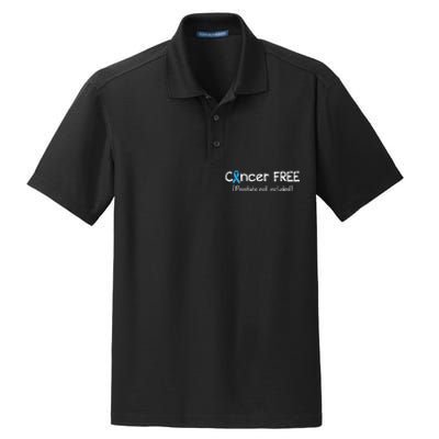 Prostate Cancer Free Prostate Cancer Awareness Ribbon Dry Zone Grid Polo